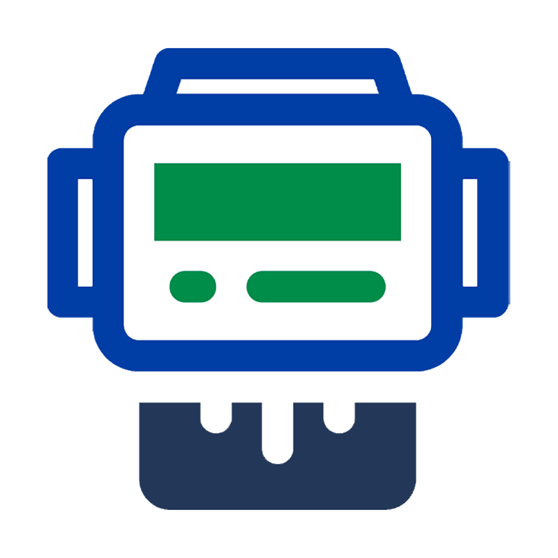 Site logo for checkfescobill.pk showing PNG image of an electric meter colored blue and green.